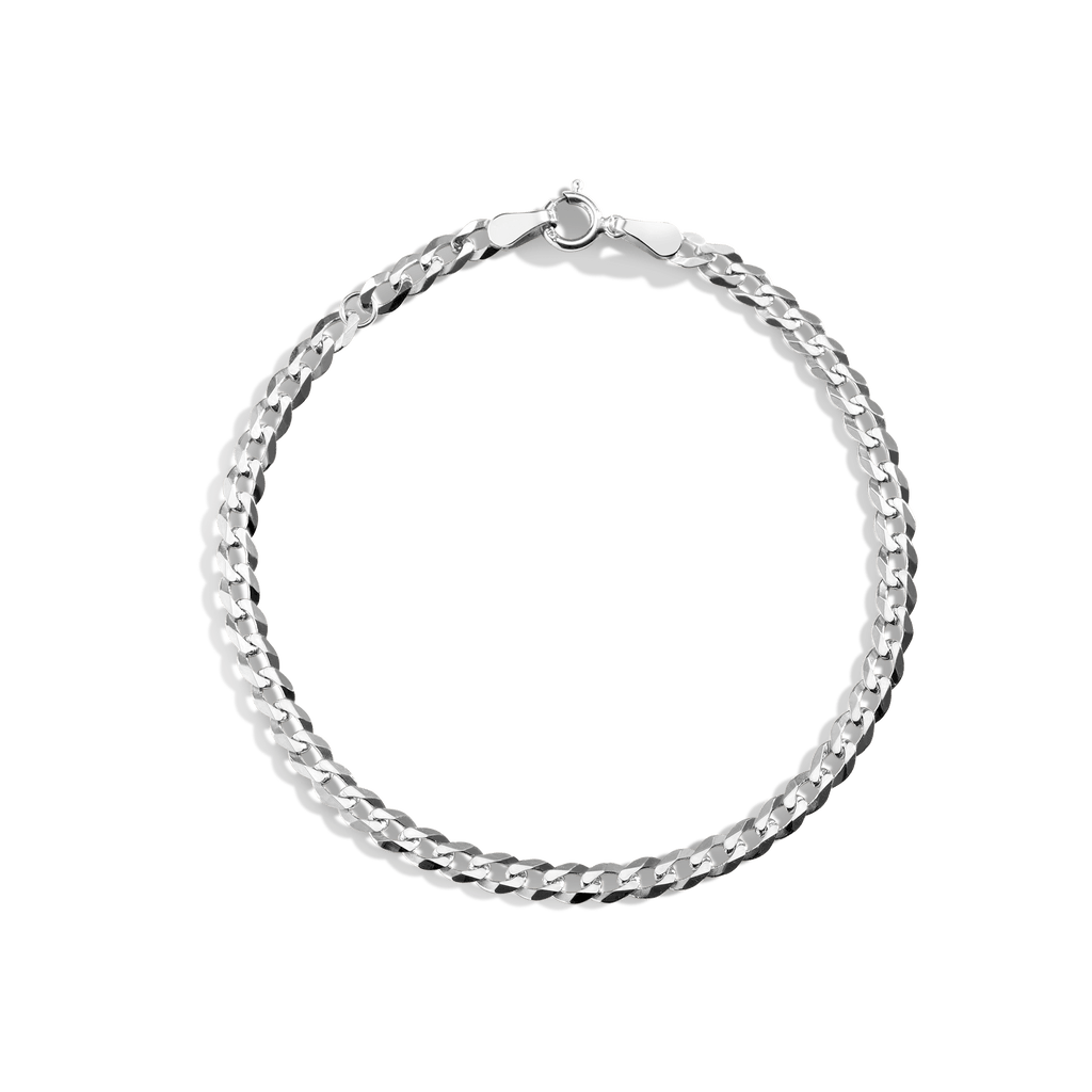 Large Gold Curb Chain Anklet