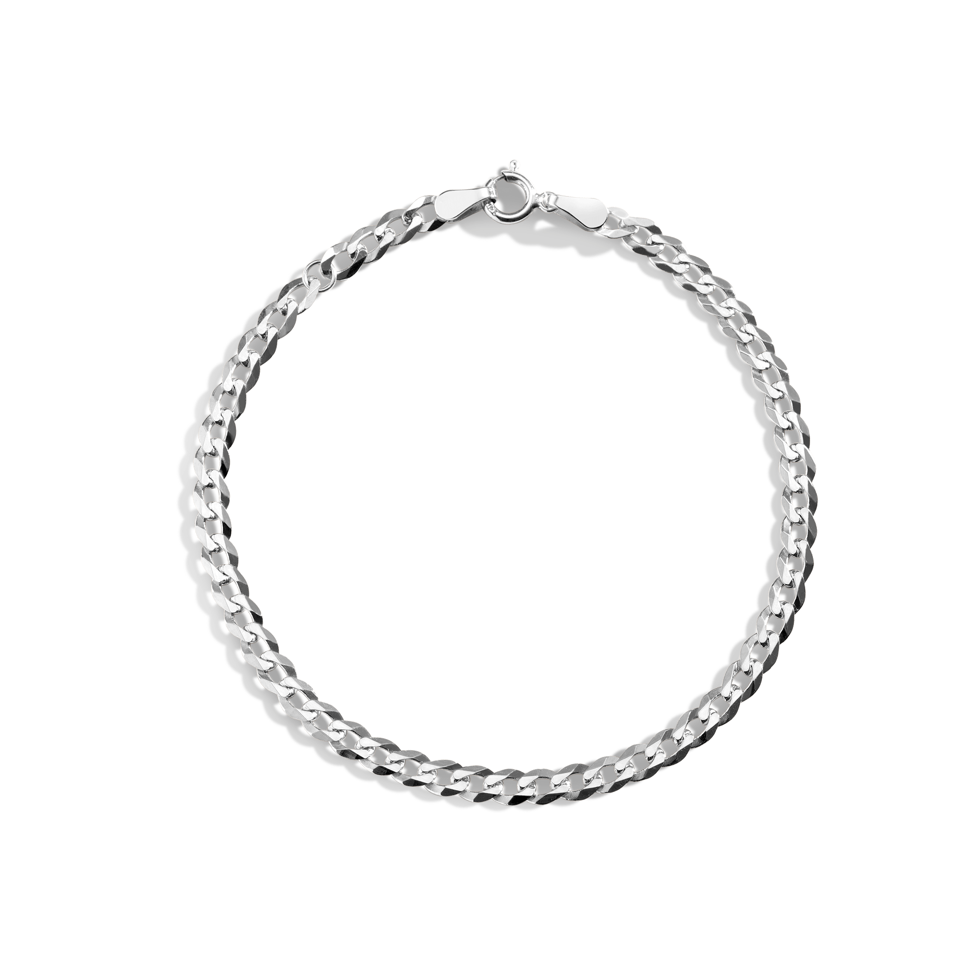 Large Gold Curb Chain Anklet