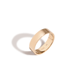 Modern Cigar Band Vermeil Yellow Gold 14K Yellow Gold 18K Yellow Gold First