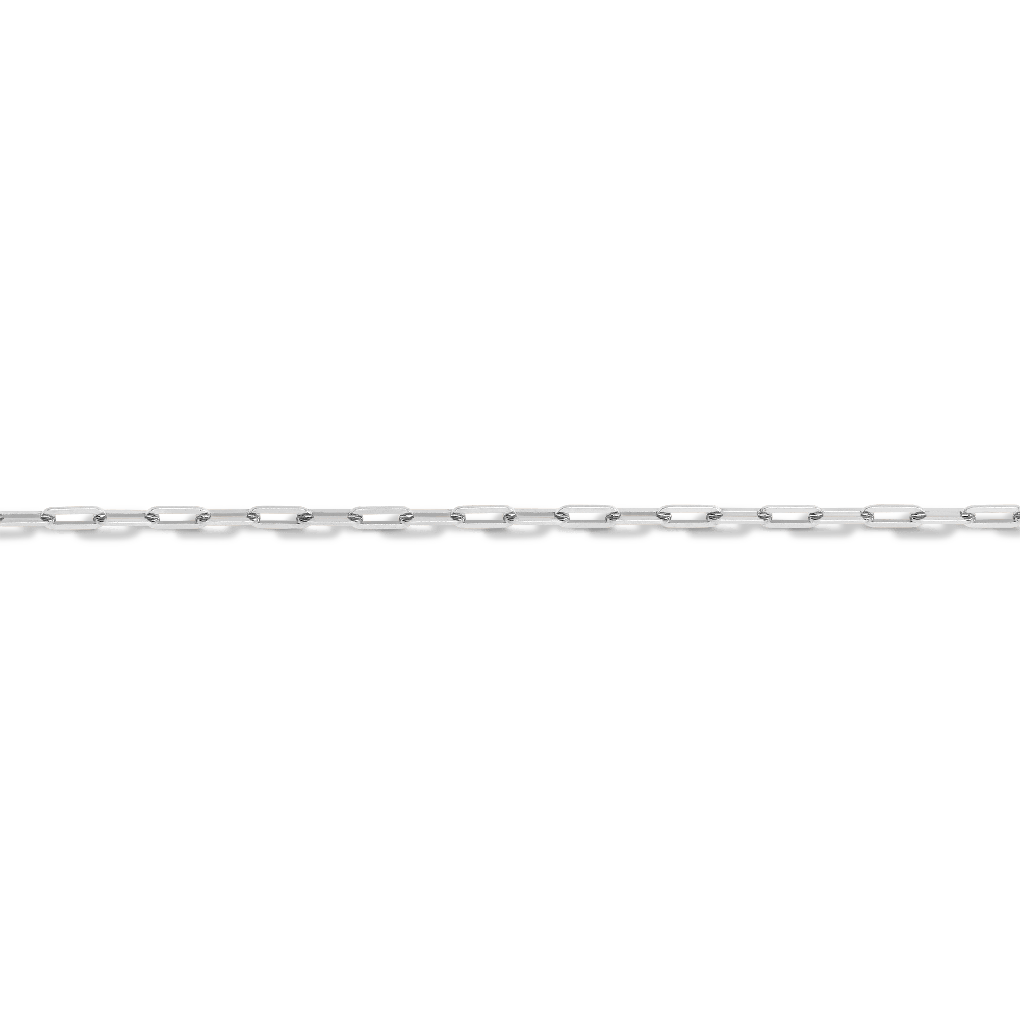 Medium Chain Bracelet White Gold Vermeil 14K 18K First