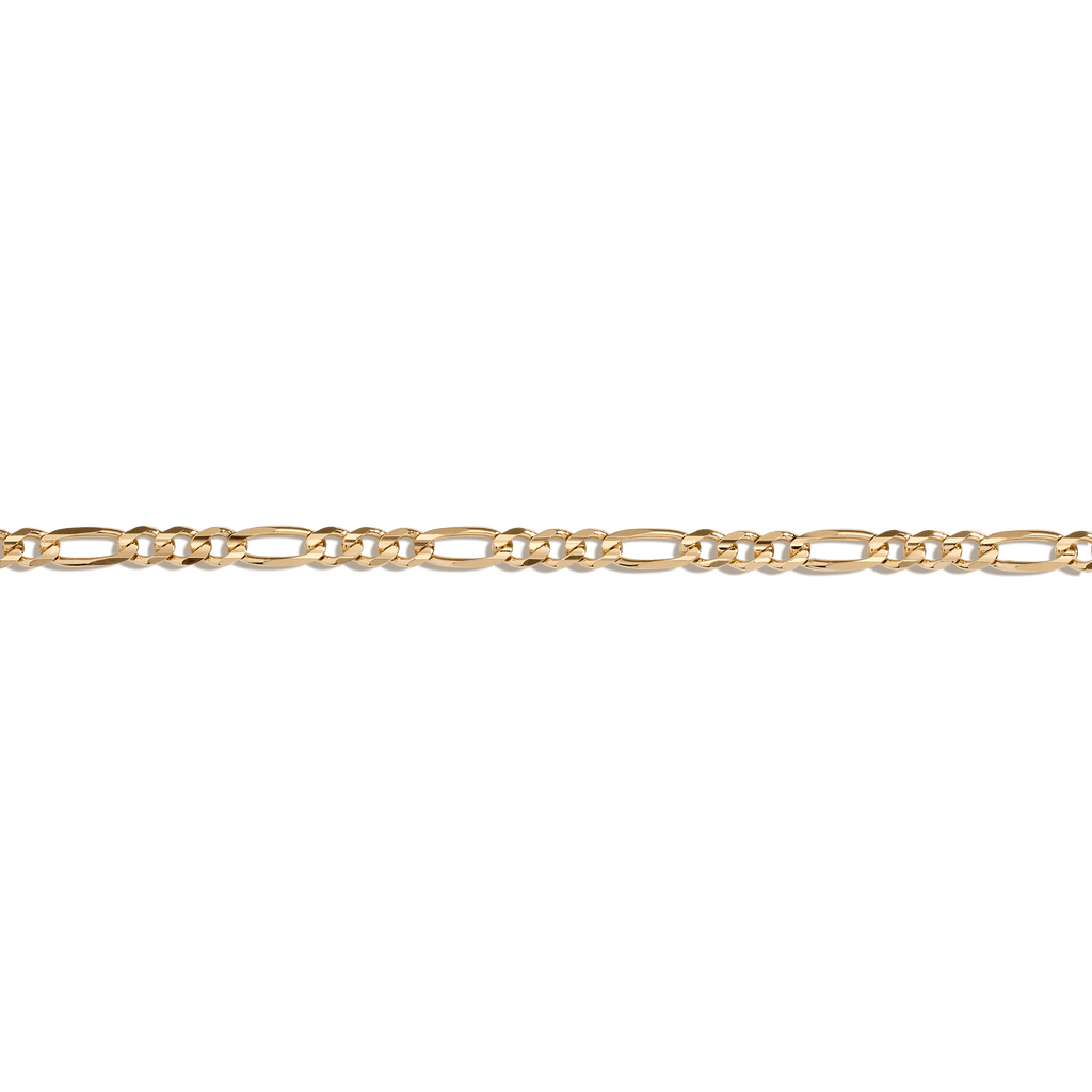 Large Gold Figaro Chain Anklet