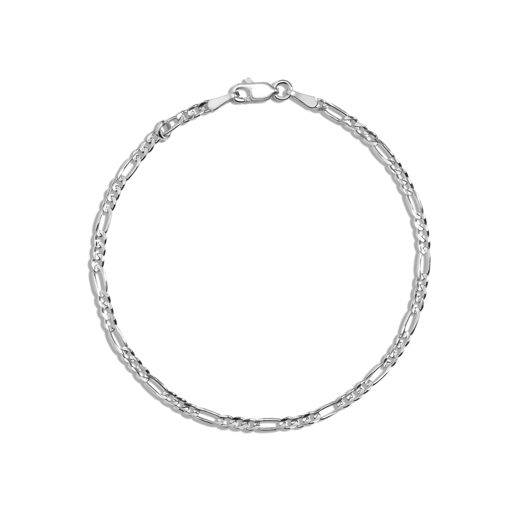 Medium Gold Figaro Chain Bracelet