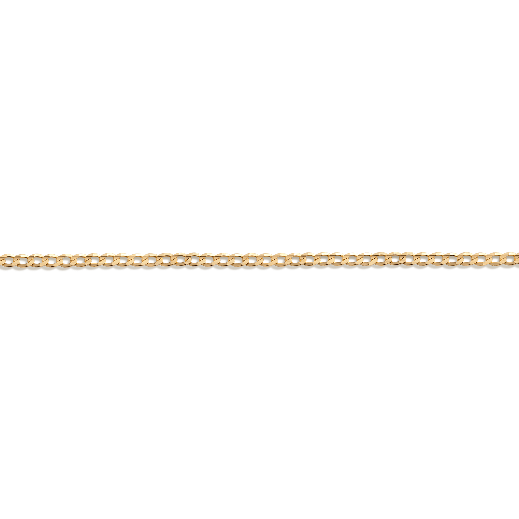 Medium Curb Chain Bracelet Vermeil 14K Yellow Gold First