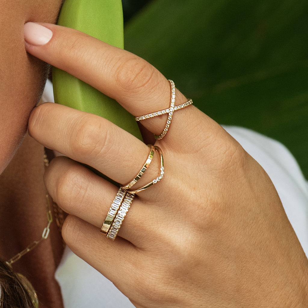 Diamond Brooklyn Bridge Ring