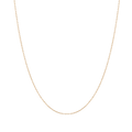 Gold Diamond Cut Chain Necklace