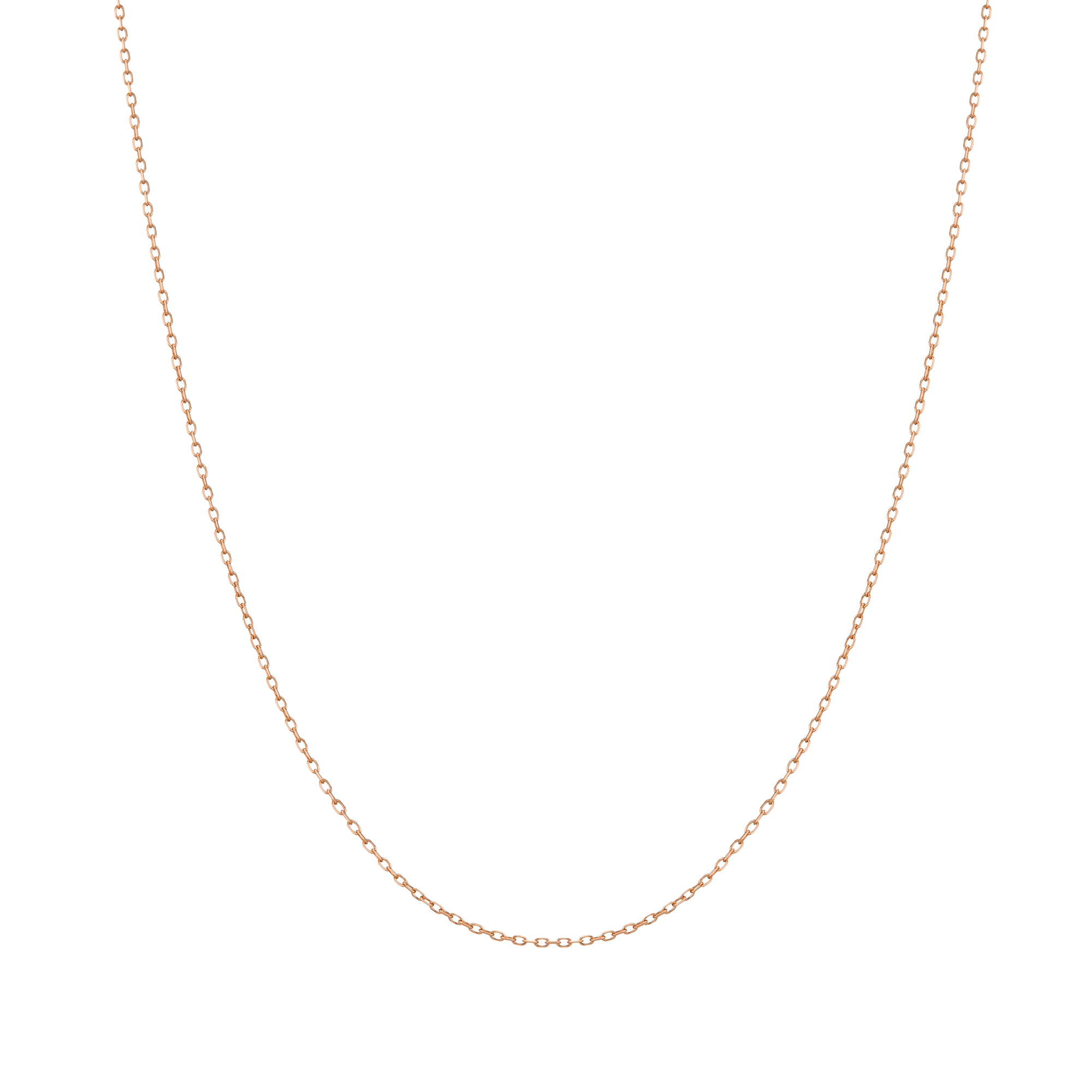 Gold Diamond Cut Chain Necklace