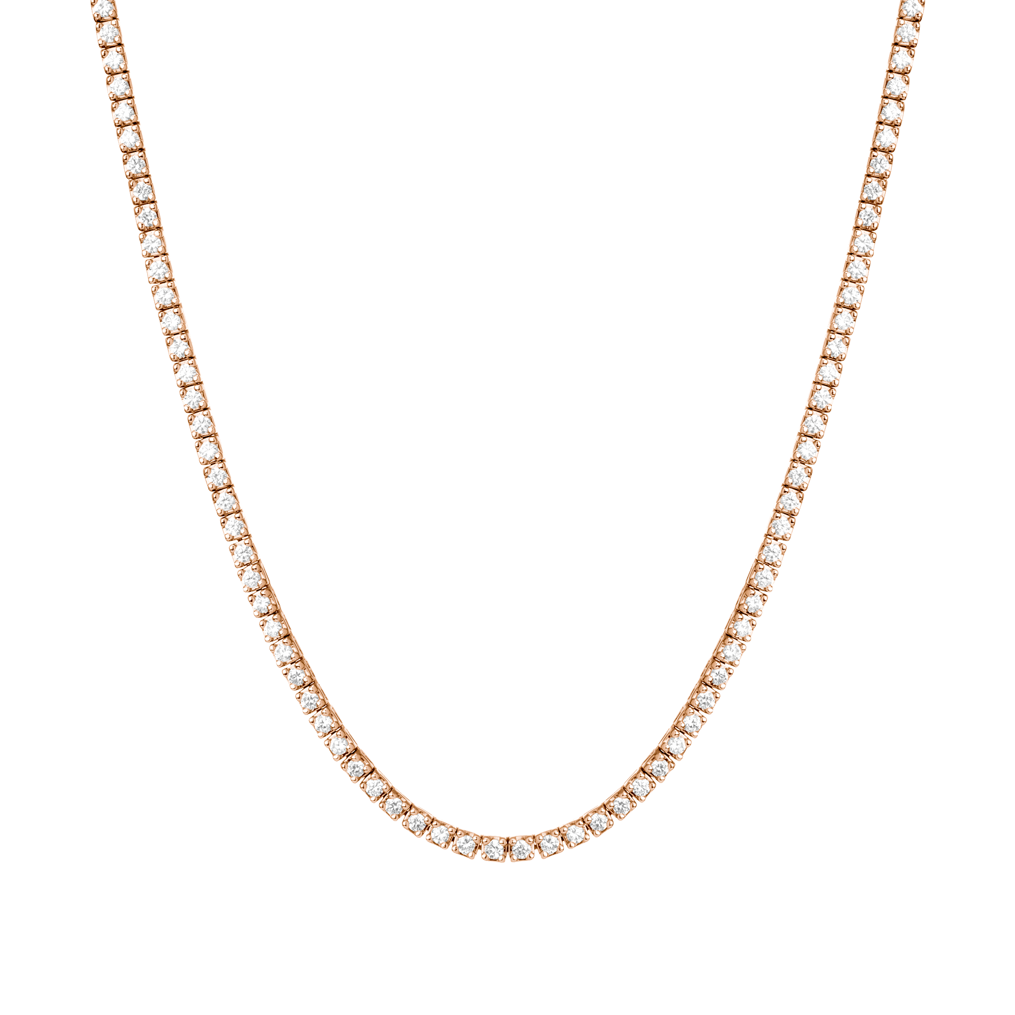 Classic Lab Grown Diamond Tennis Necklace