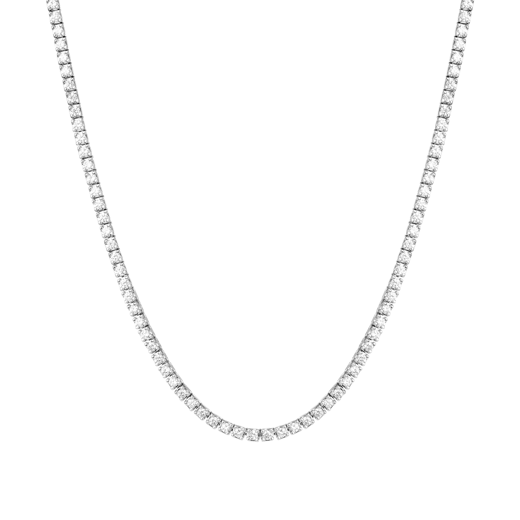 Classic Diamond Tennis Necklace