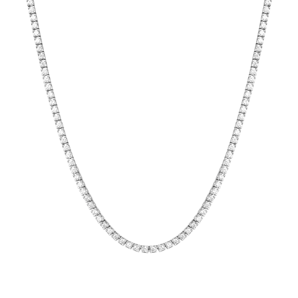 Classic Lab Grown Diamond Tennis Necklace
