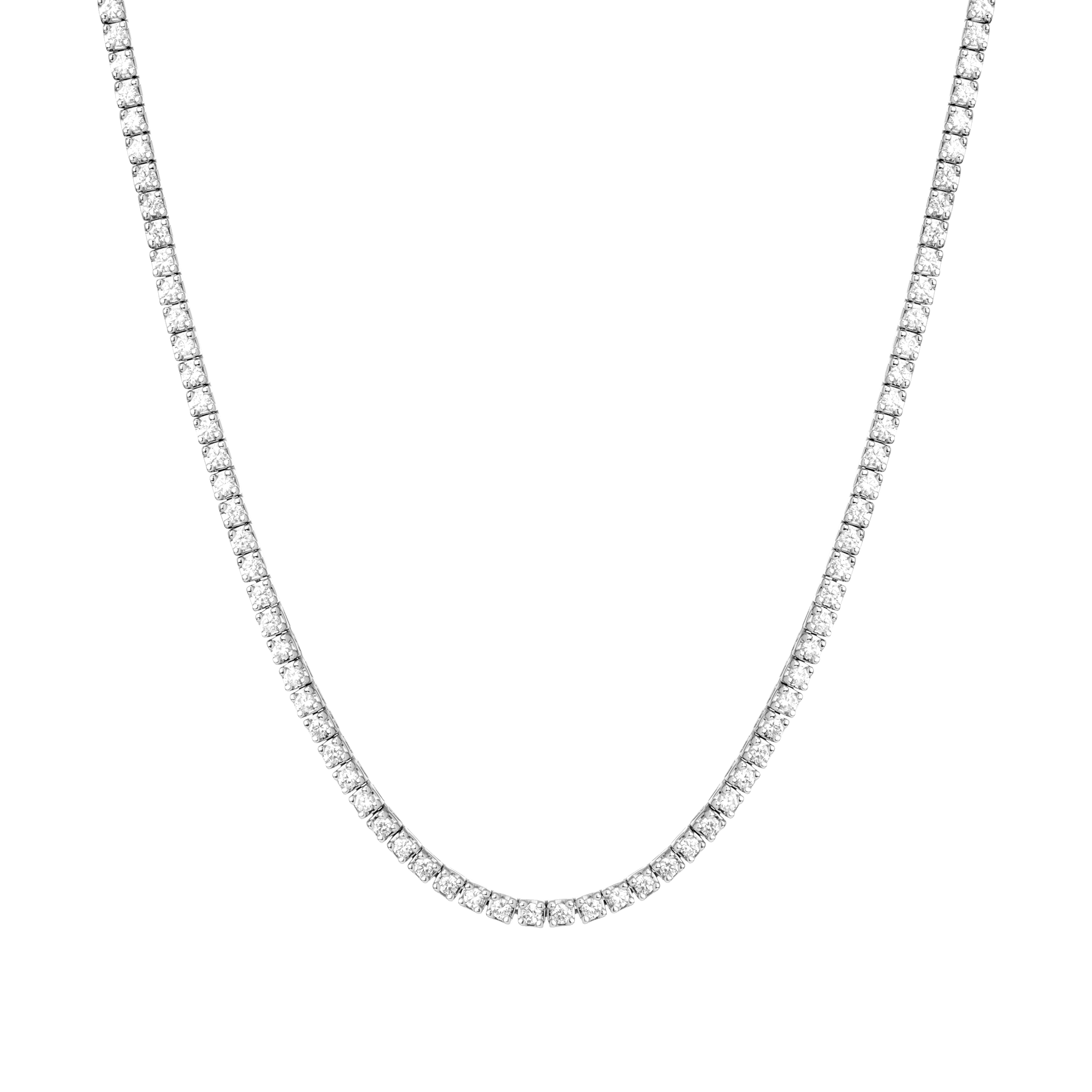 Classic Lab Grown Diamond Tennis Necklace
