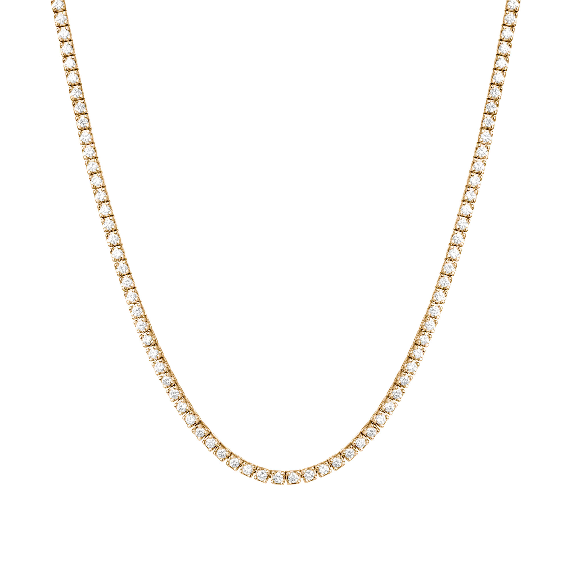 Classic Lab Grown Diamond Tennis Necklace