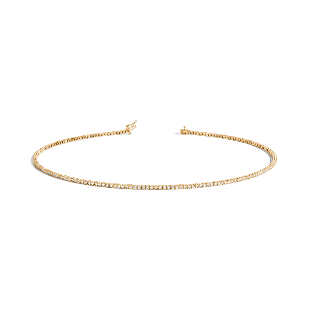 Classic Diamond Tennis Necklace