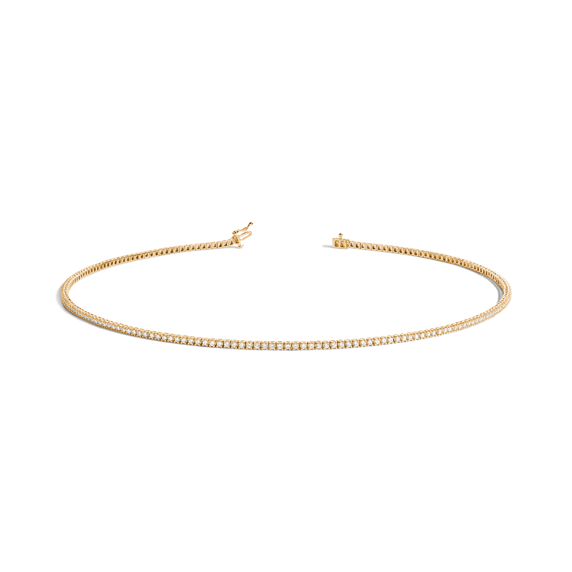 Classic Diamond Tennis Necklace