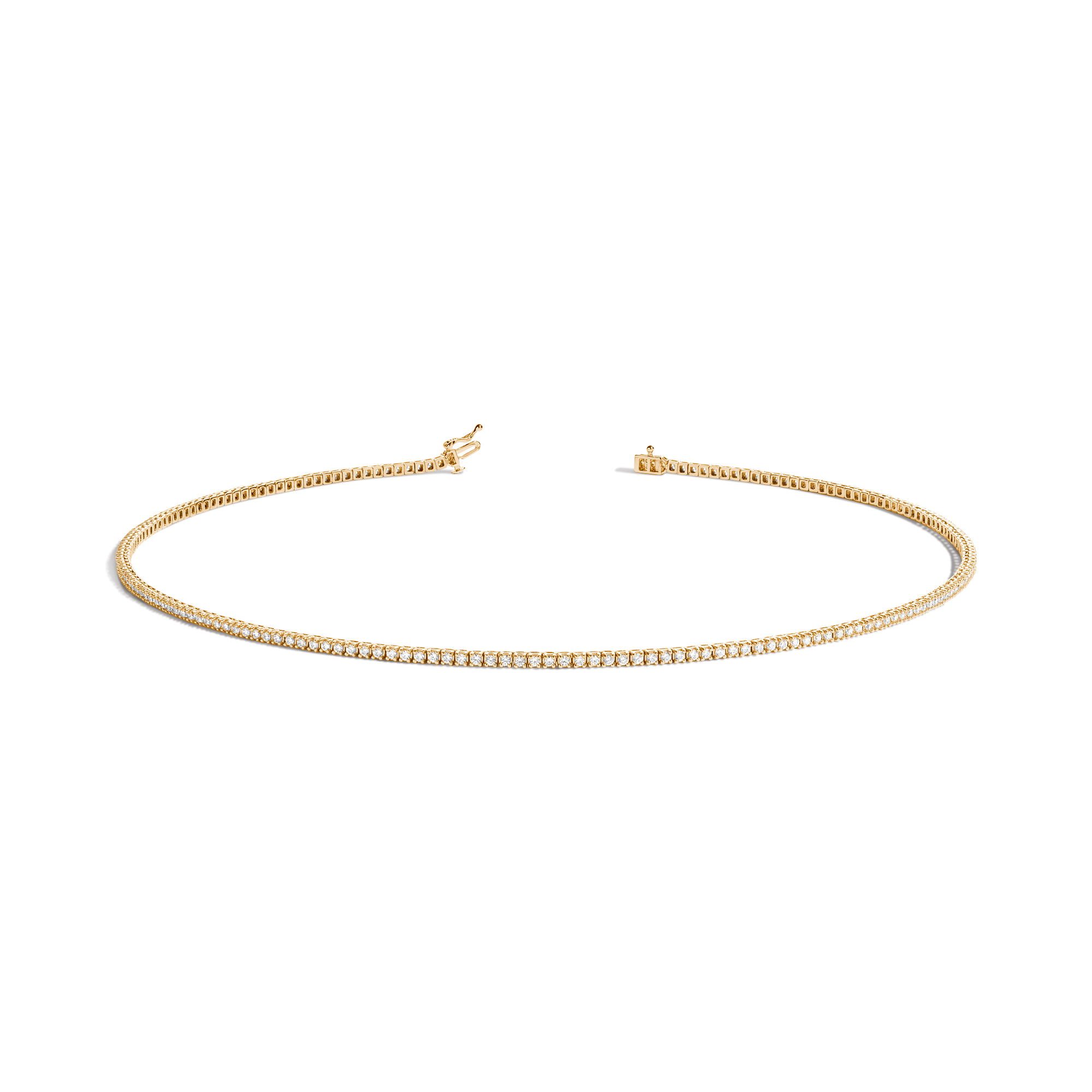 Classic Lab Grown Diamond Tennis Necklace