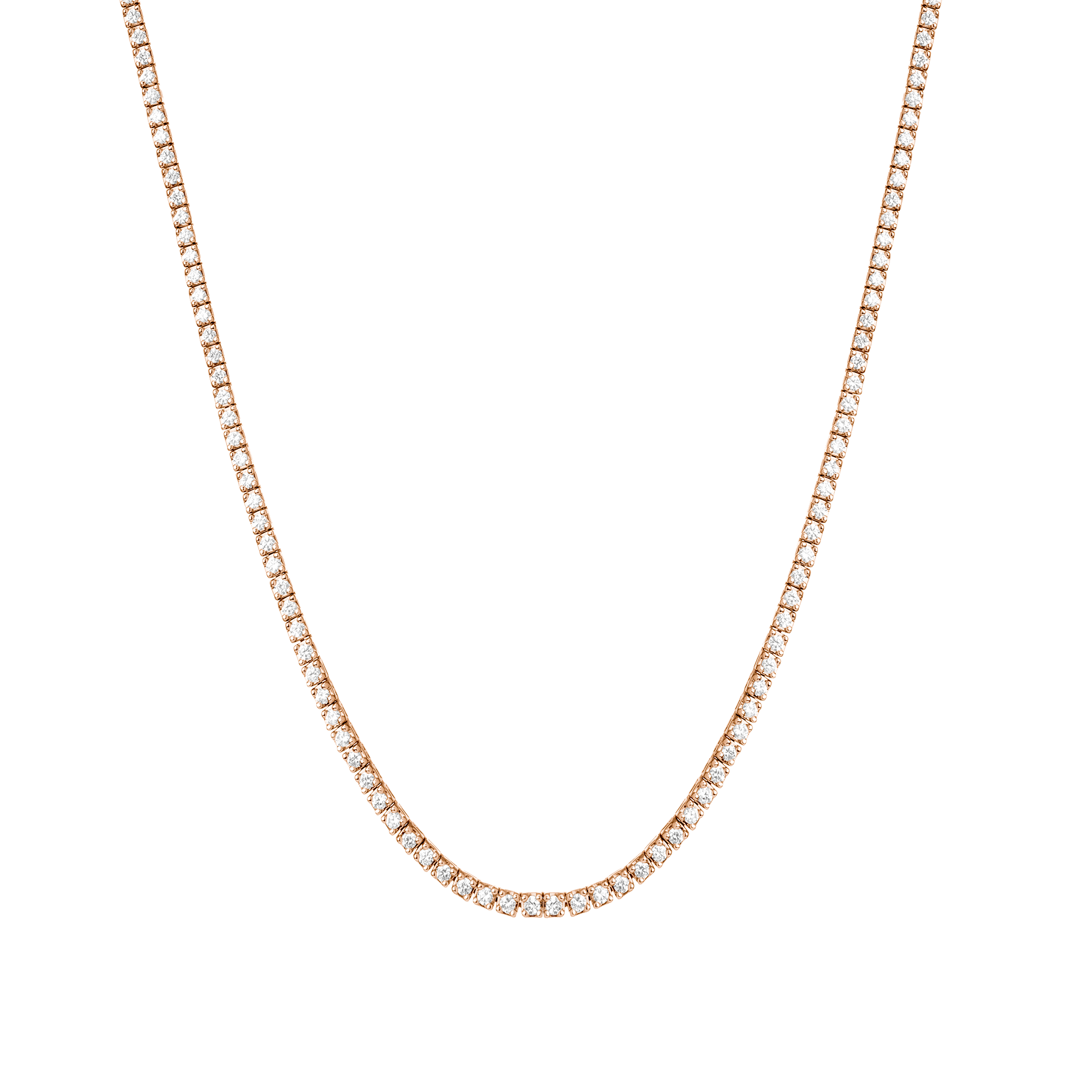 Classic Diamond Tennis Necklace
