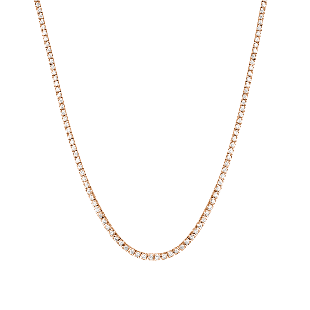 Classic Lab Grown Diamond Tennis Necklace