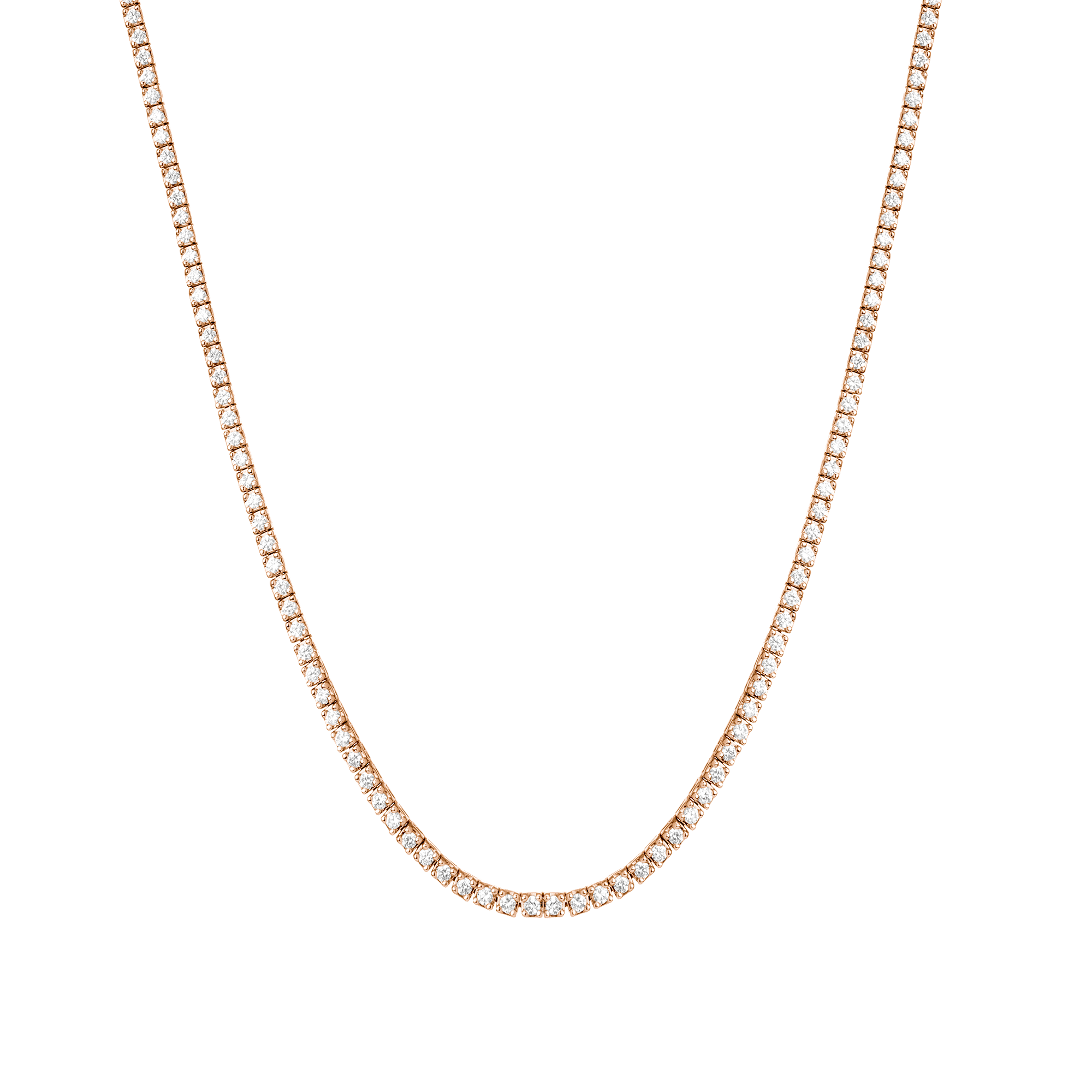 Classic Lab Grown Diamond Tennis Necklace
