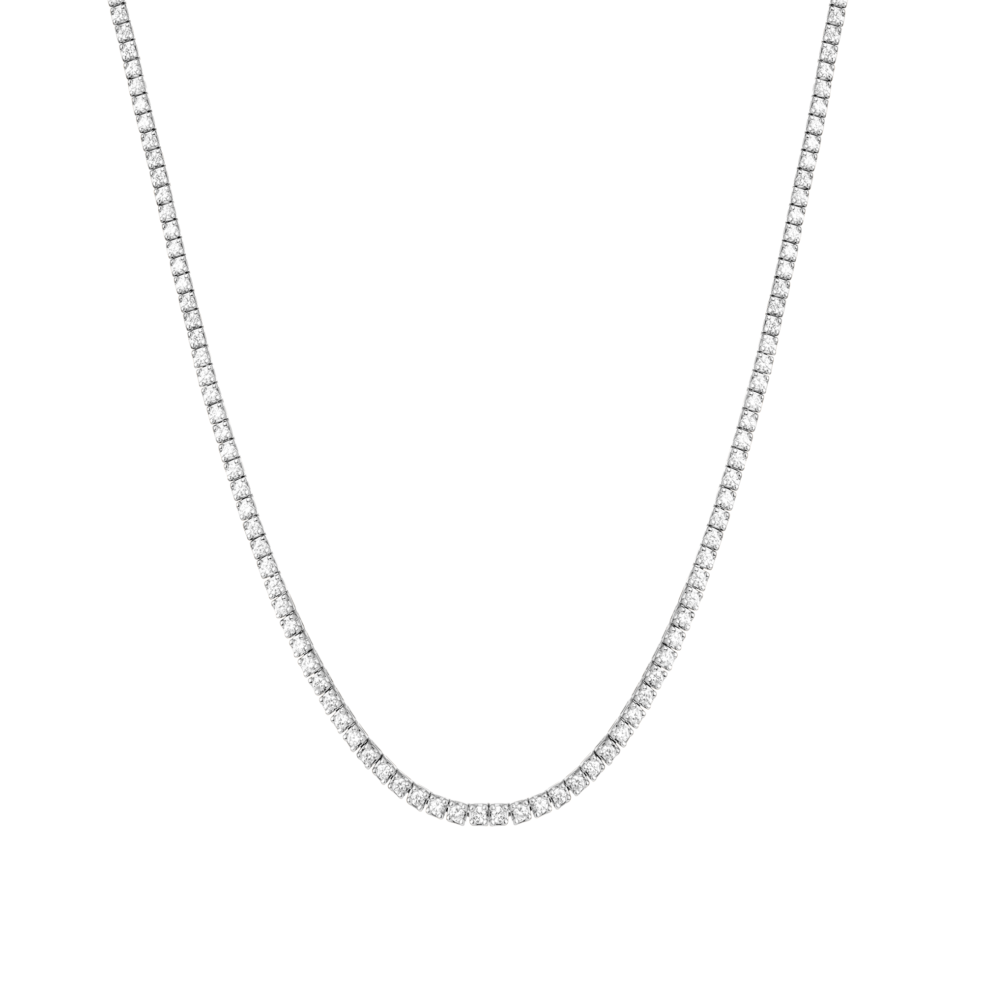 Classic Diamond Tennis Necklace