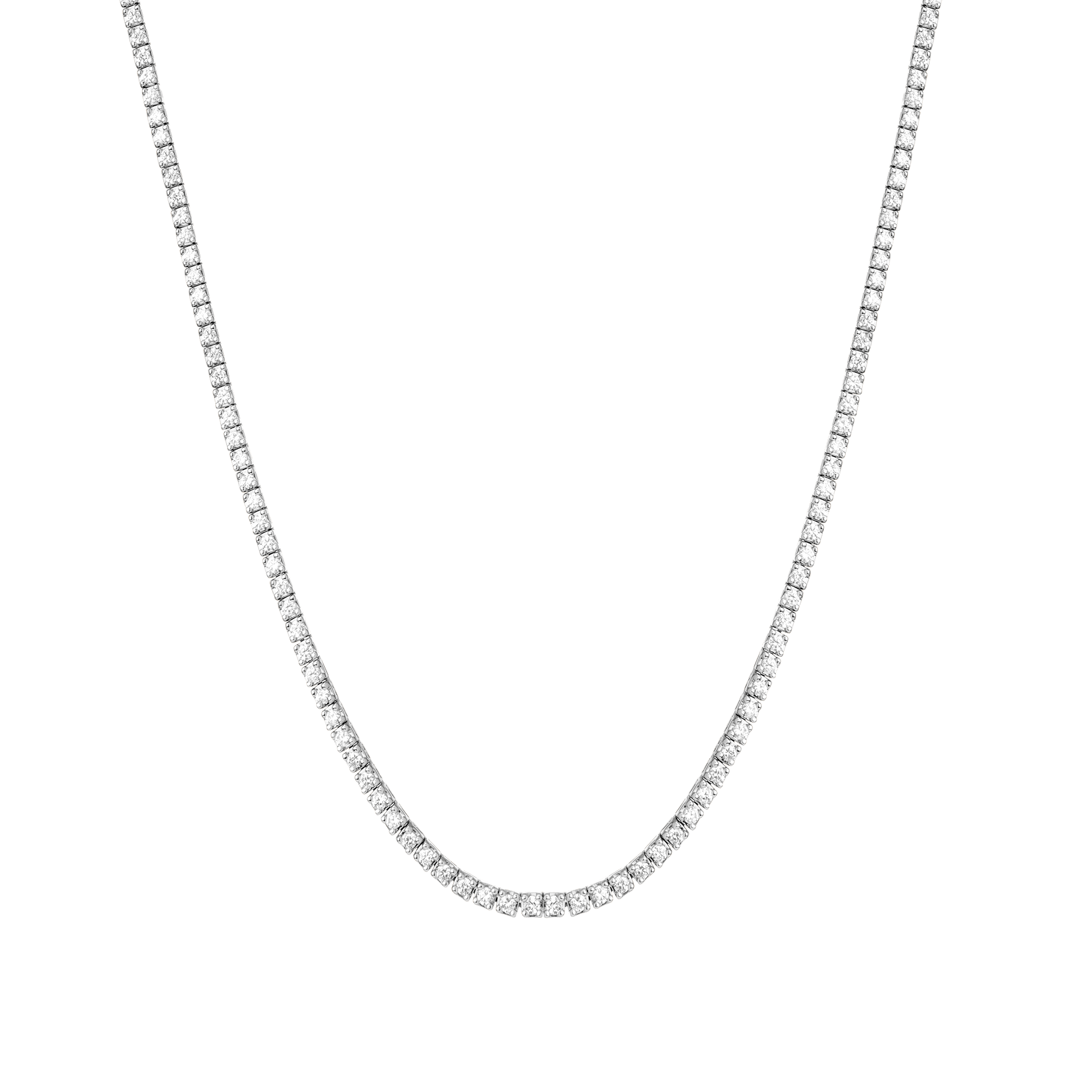 Classic Lab Grown Diamond Tennis Necklace
