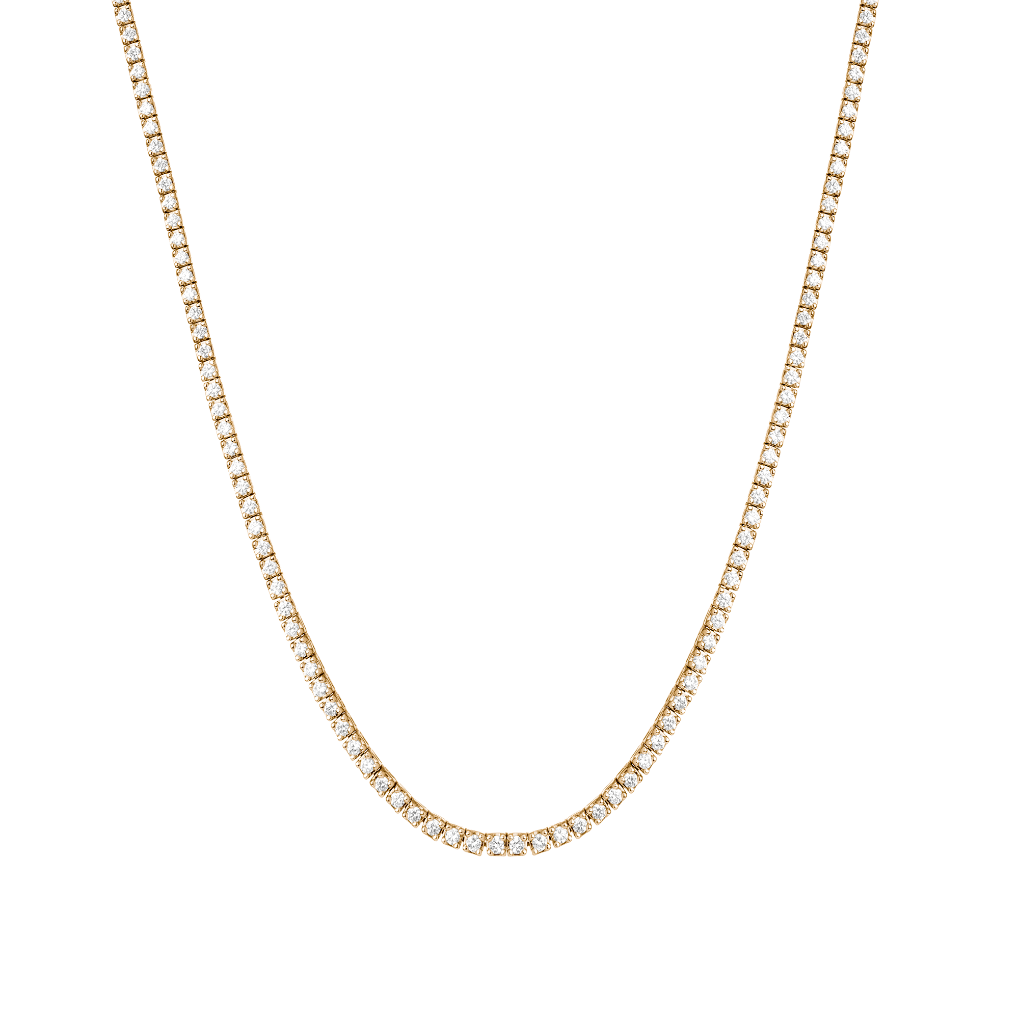 Classic Lab Grown Diamond Tennis Necklace