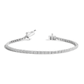Diamond Cluster Tennis Bracelet