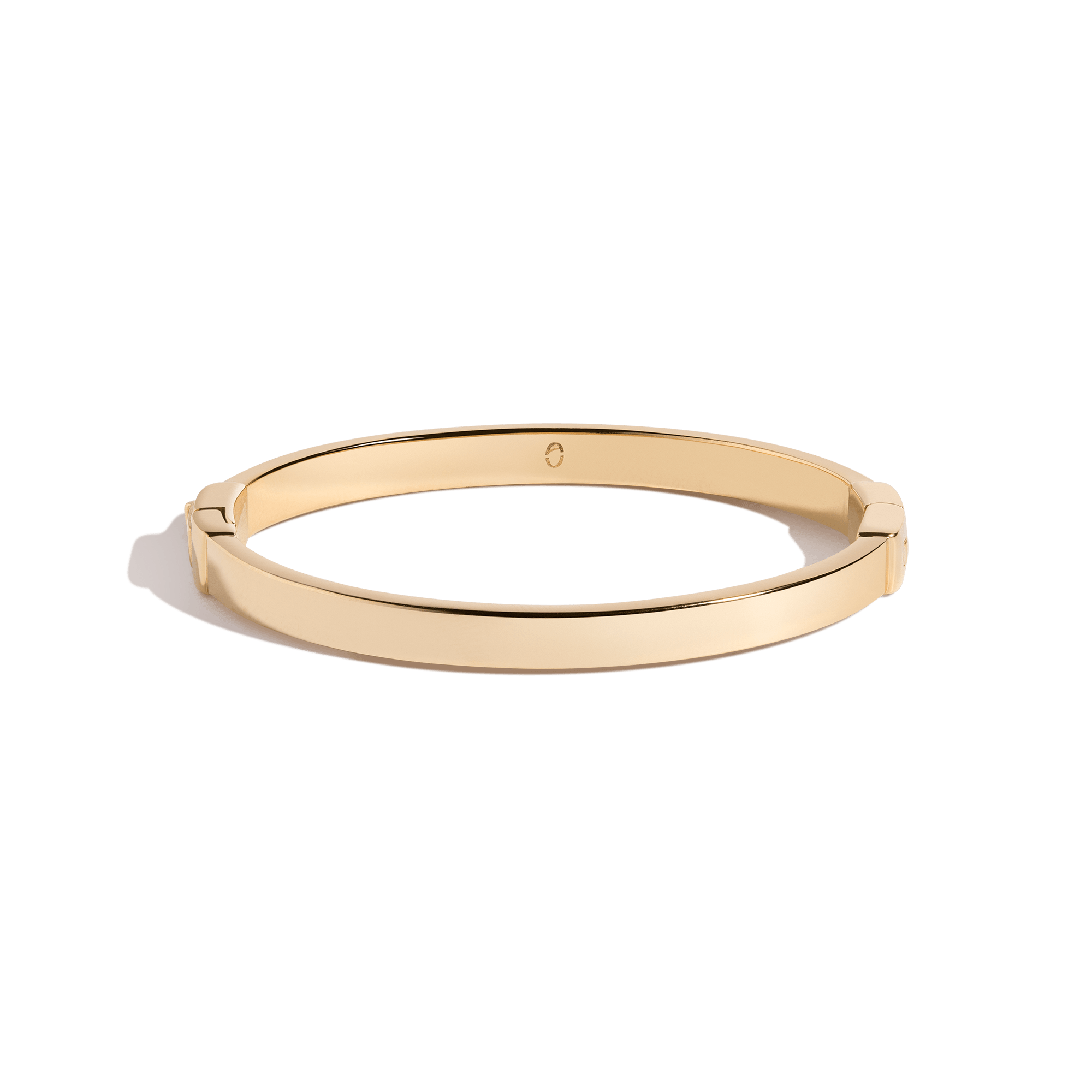Classic Gold Hinged Bracelet