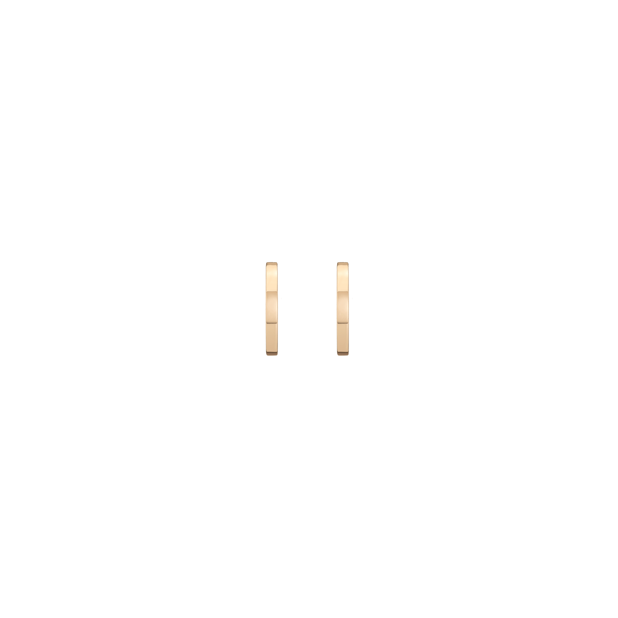 Gold Hinged Huggie Earrings