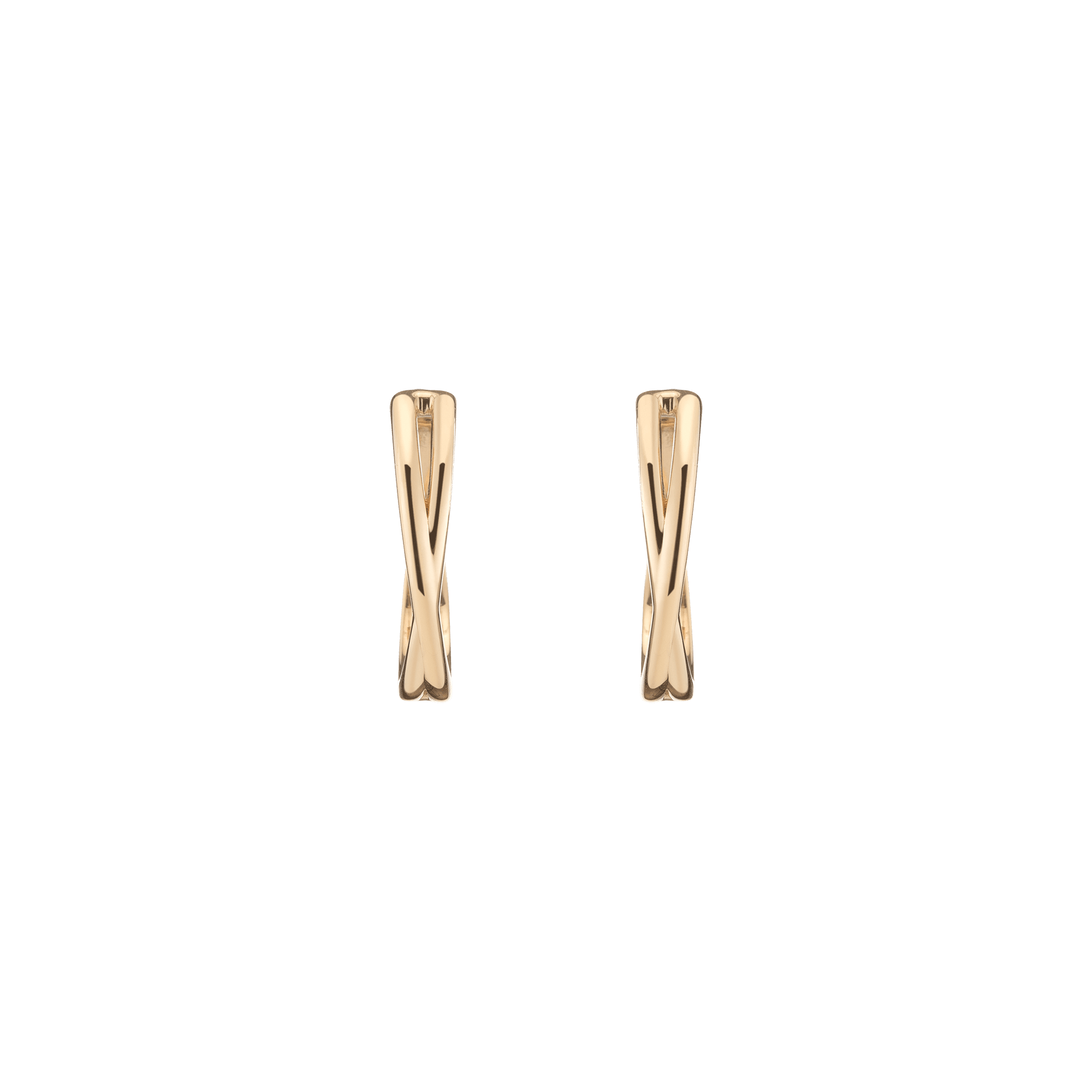Crossover Hoop Earrings