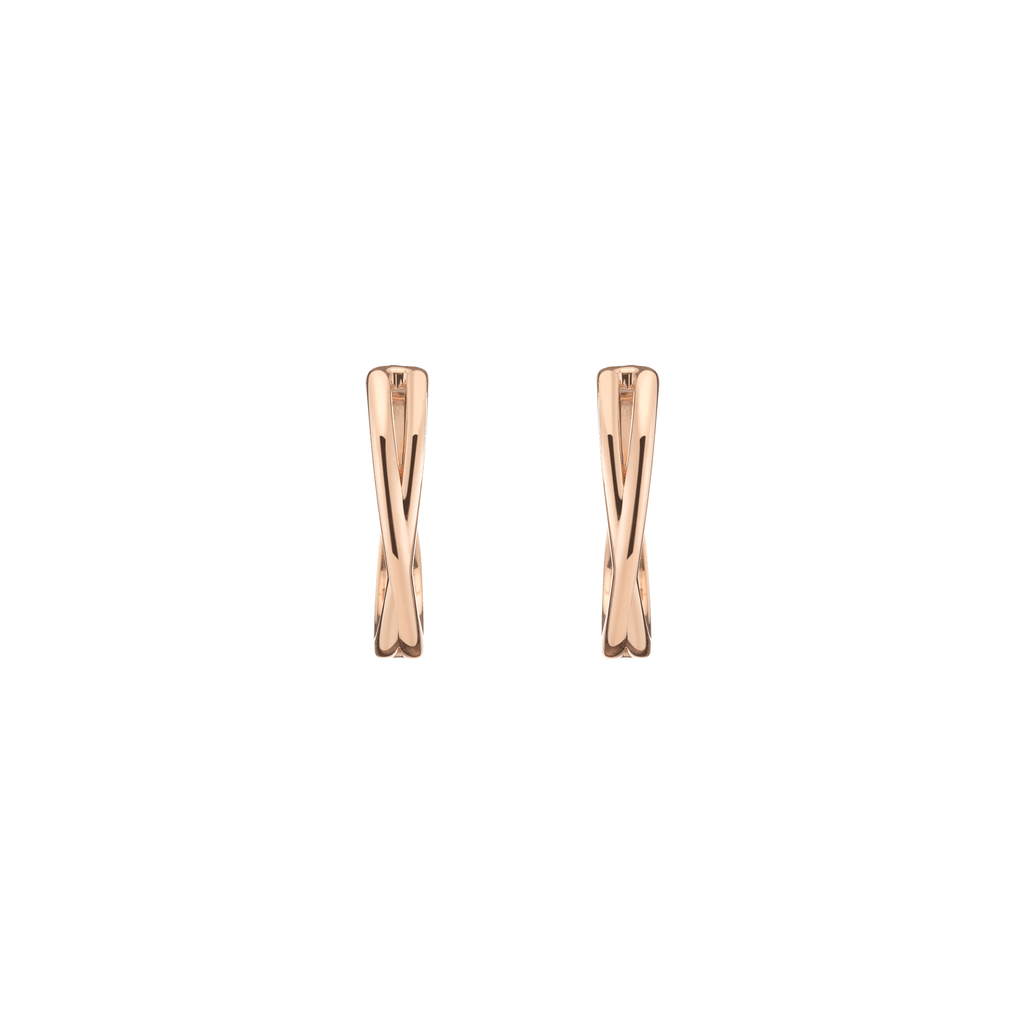 Crossover Hoop Earrings
