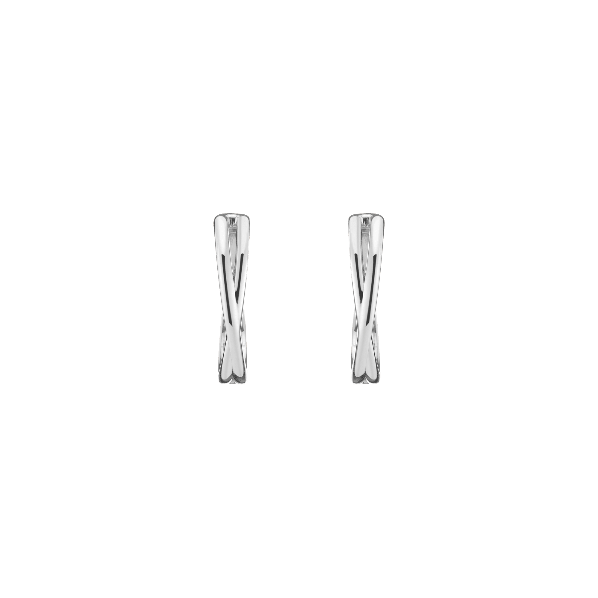 Crossover Hoop Earrings