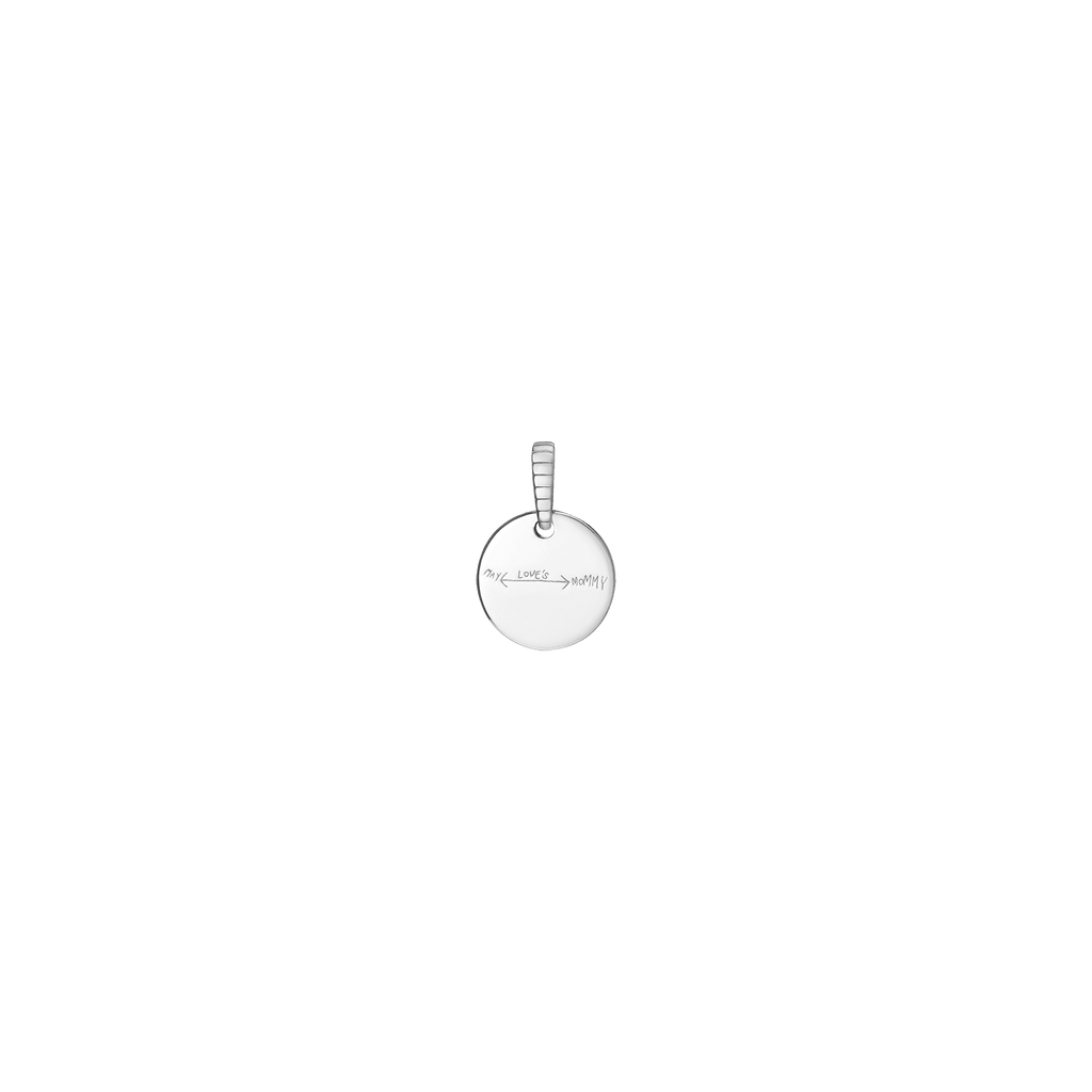 Story in Gold Engraved Pendant