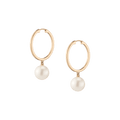 Pearl Hoop Earrings