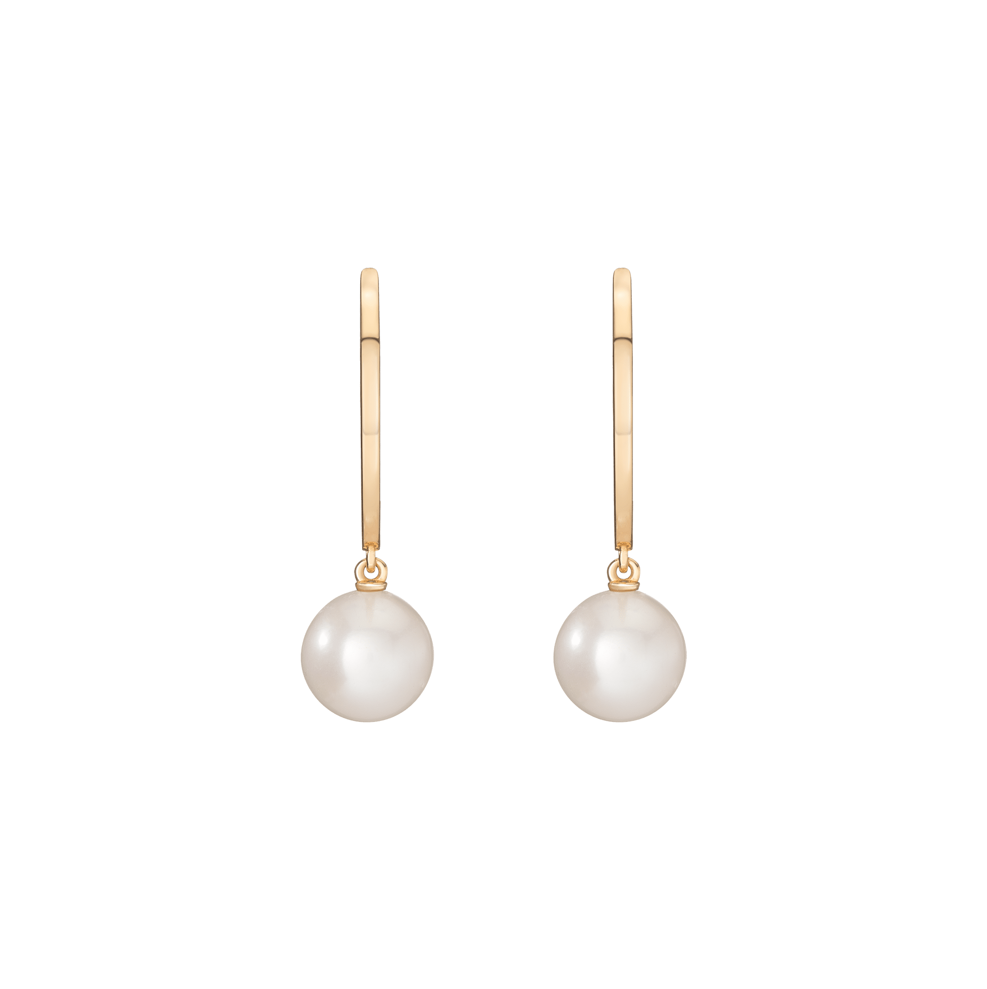 Pearl Hoop Earrings