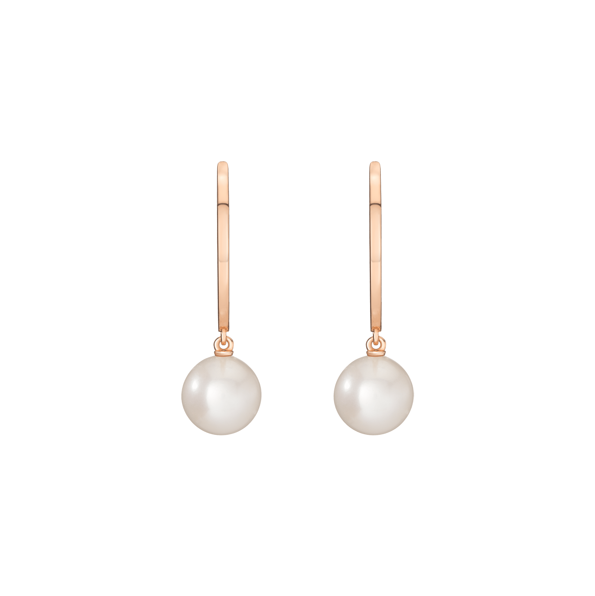 Pearl Hoop Earrings