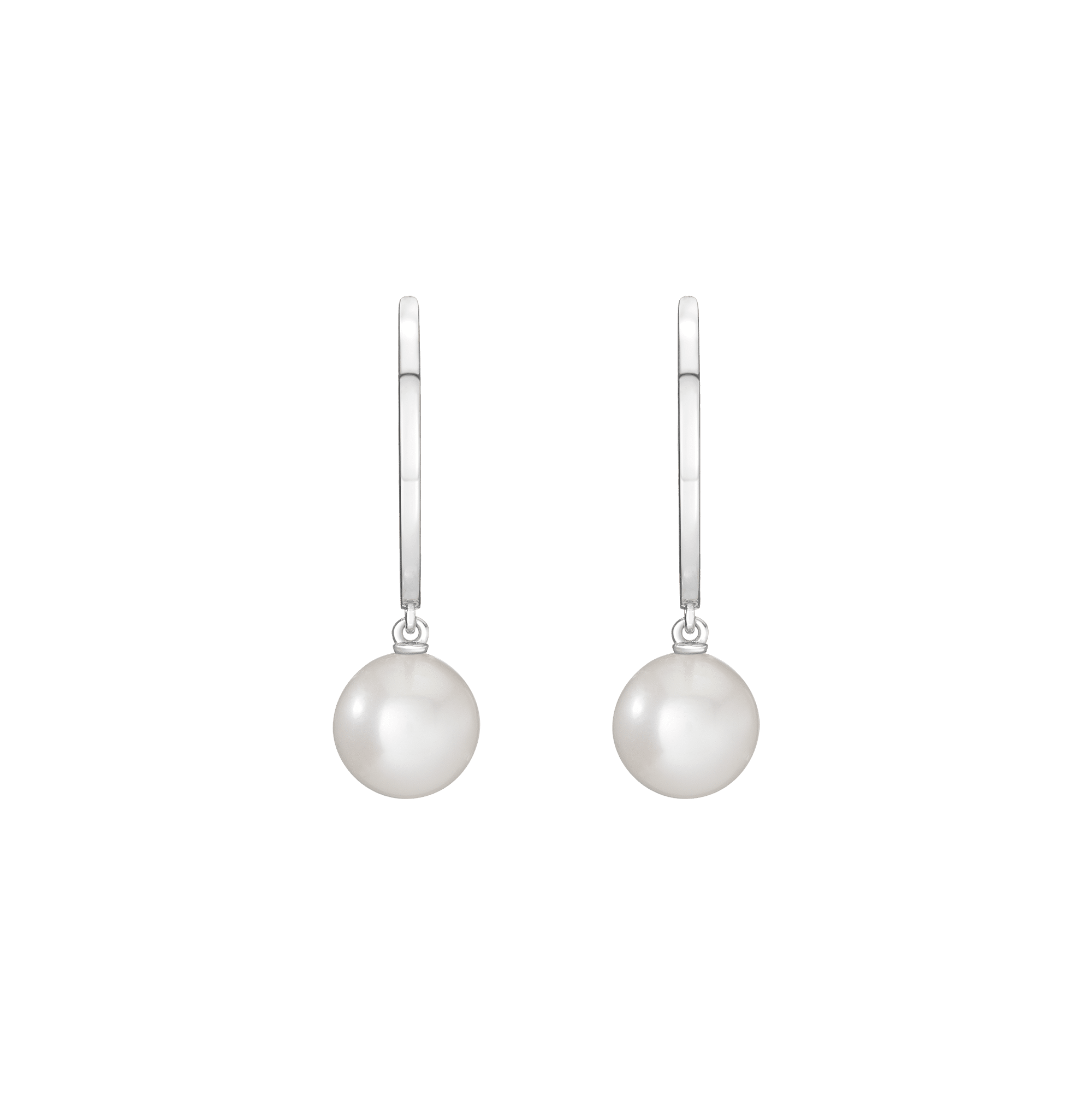 Pearl Hoop Earrings