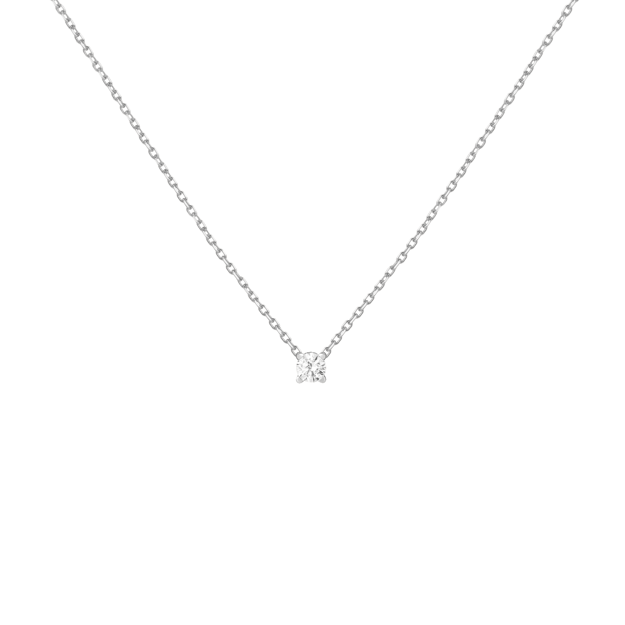 Lab Grown Diamond Solitaire Necklace
