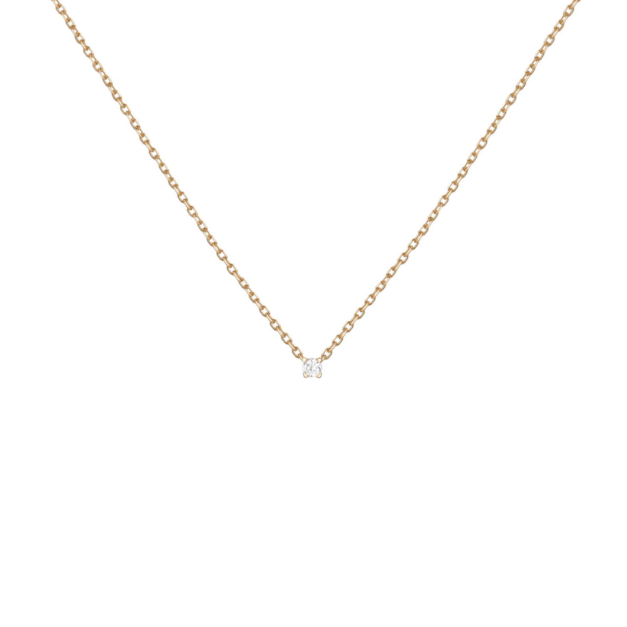 Lab Grown Diamond Solitaire Necklace