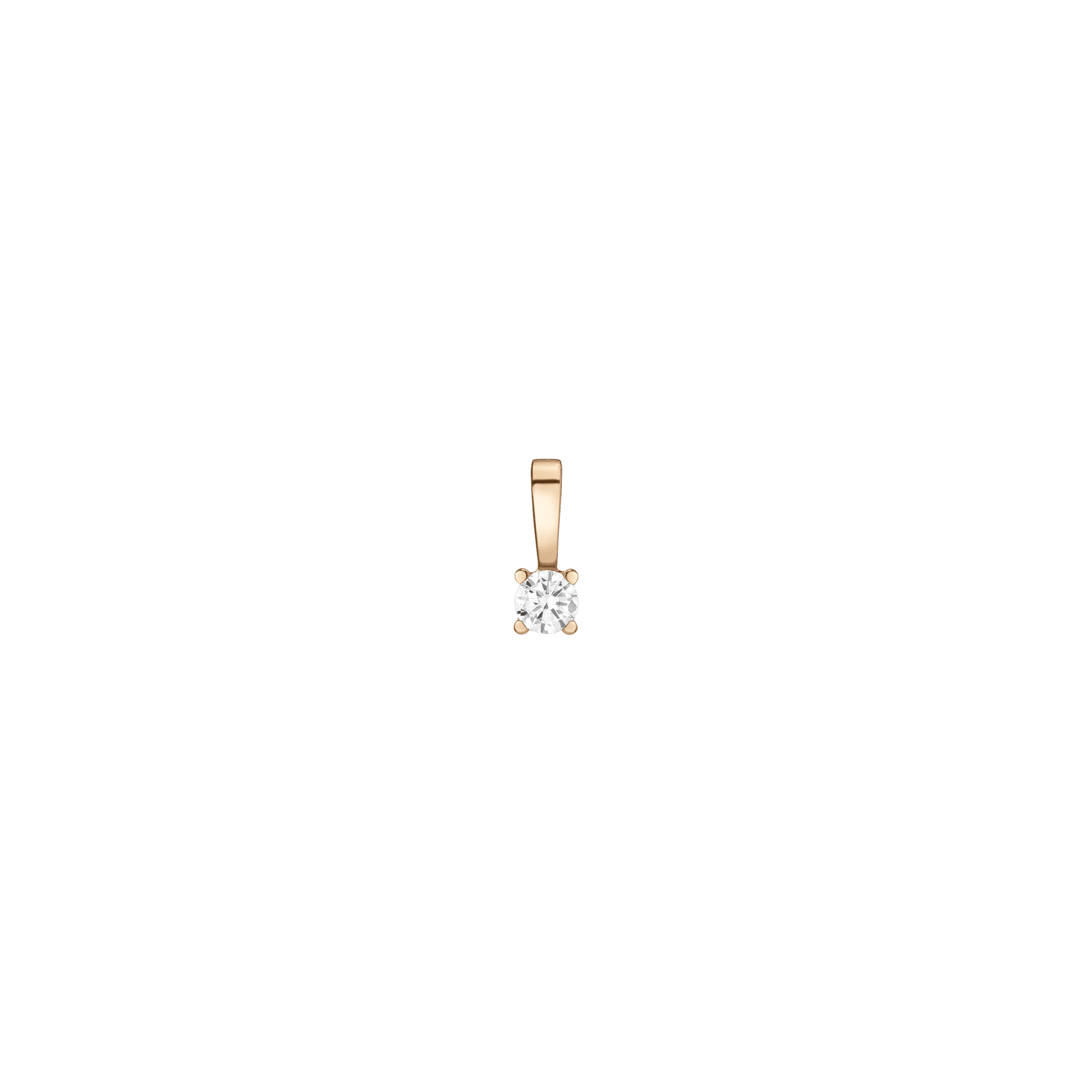 Lab Grown Diamond Solitaire Pendant