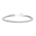 Lab Grown White Sapphire Tennis Bracelet - 6ct