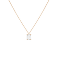 Emerald Gemstone Solitaire Necklace