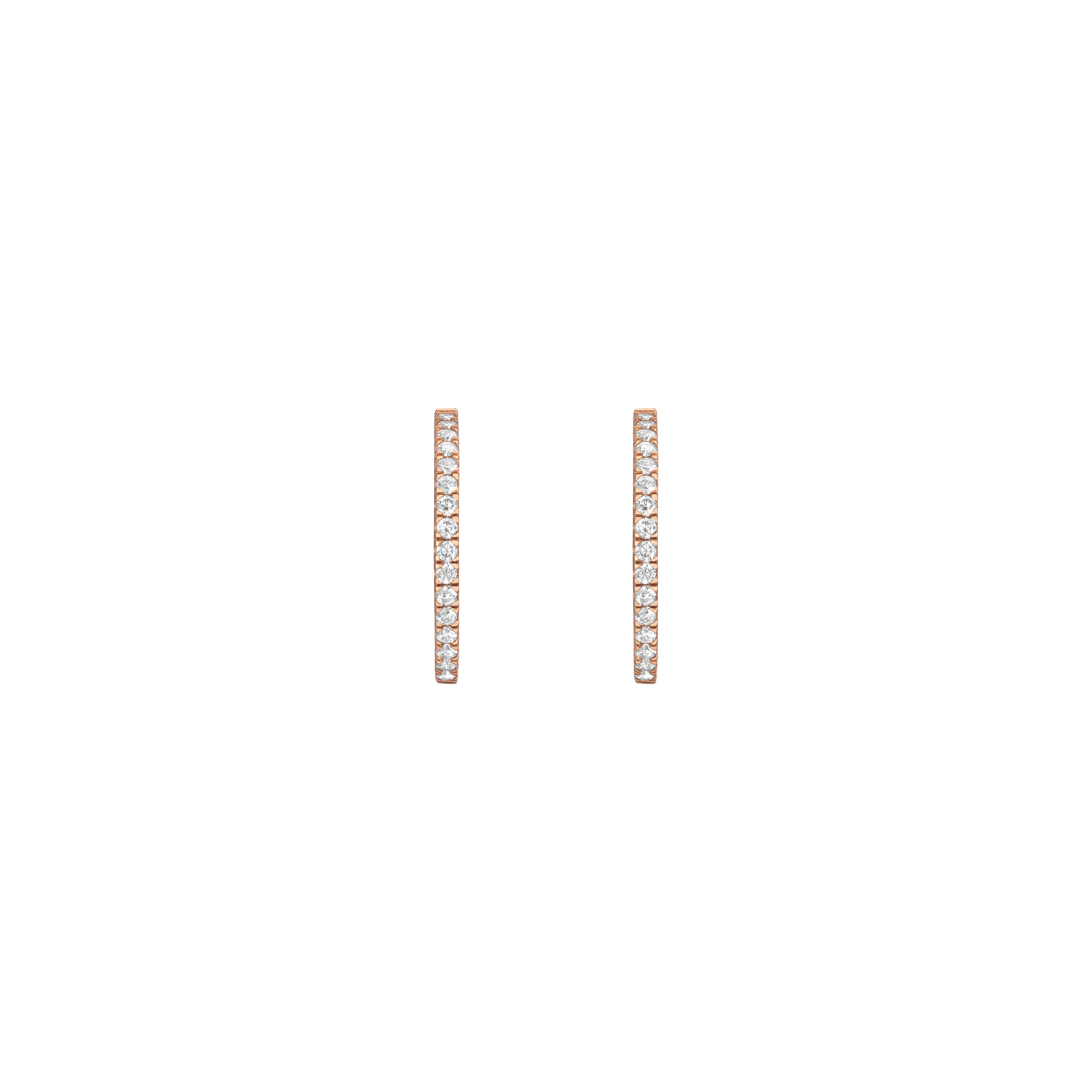 Lab Grown Diamond Hoop Earrings