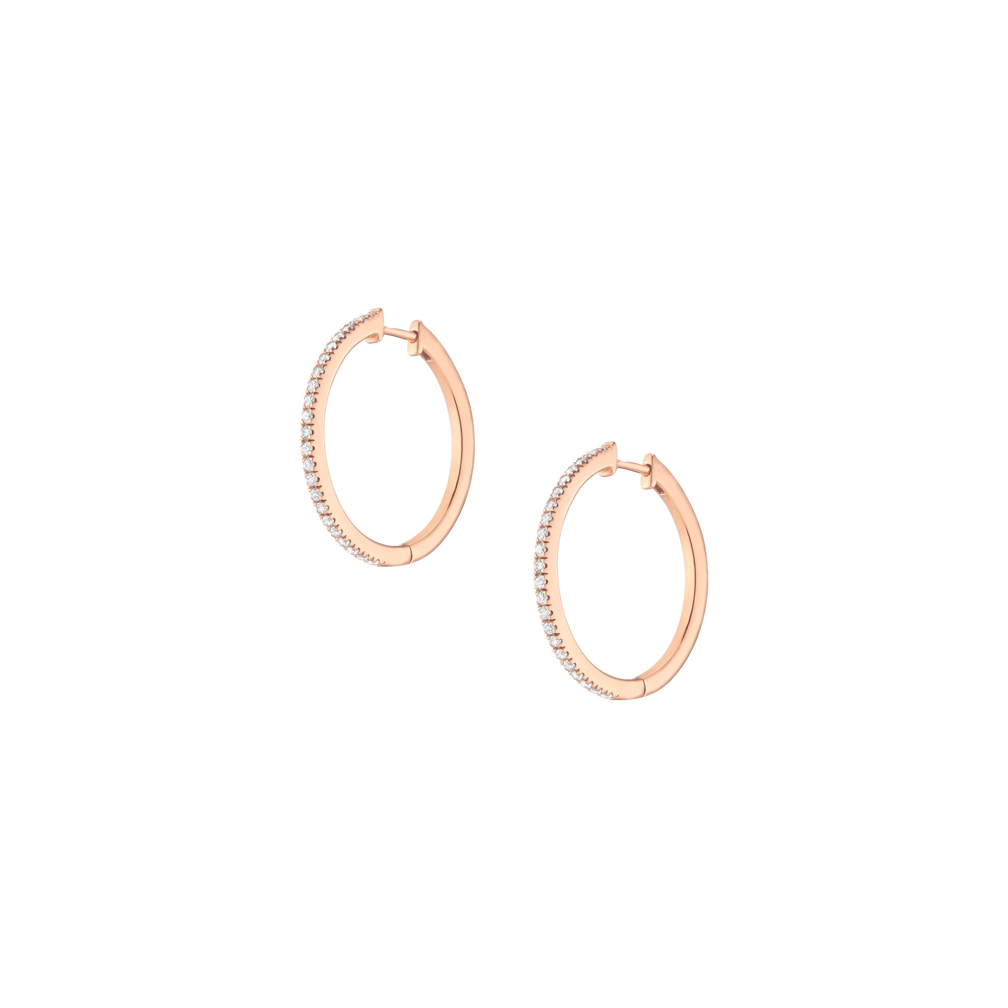 Lab Grown Diamond Hoop Earrings