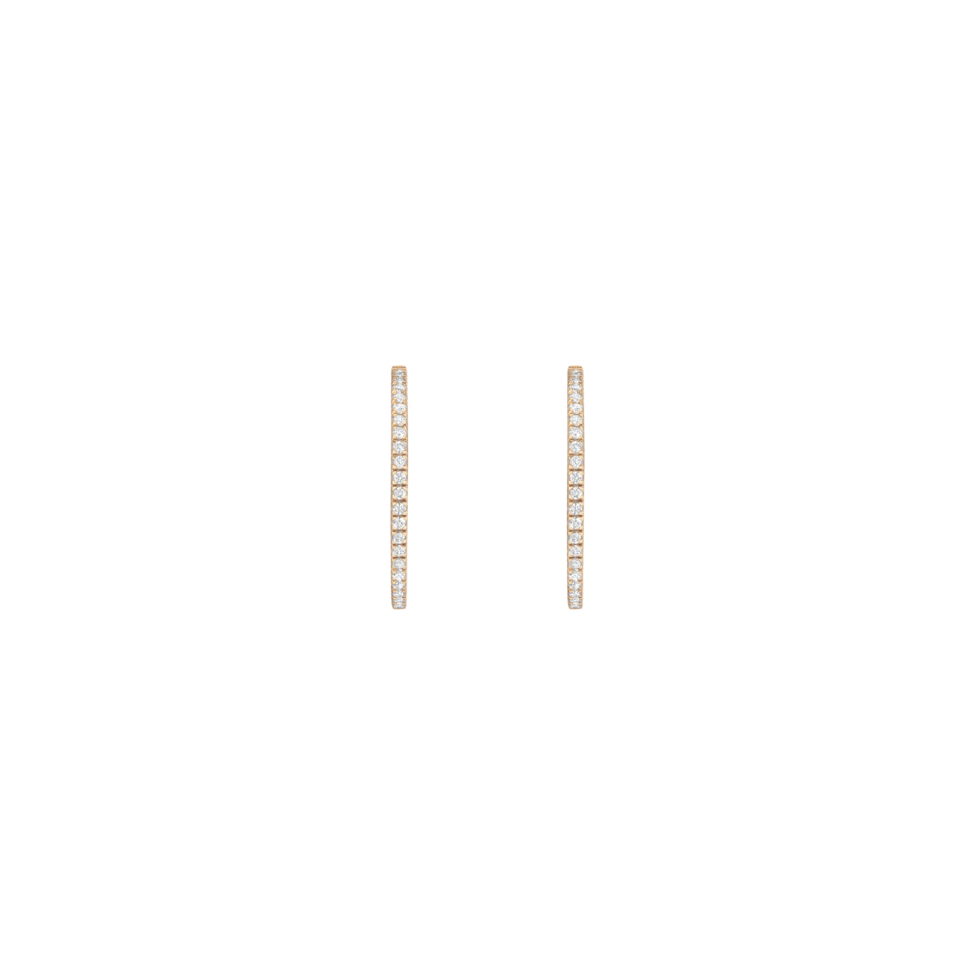 Lab Grown Diamond Hoop Earrings