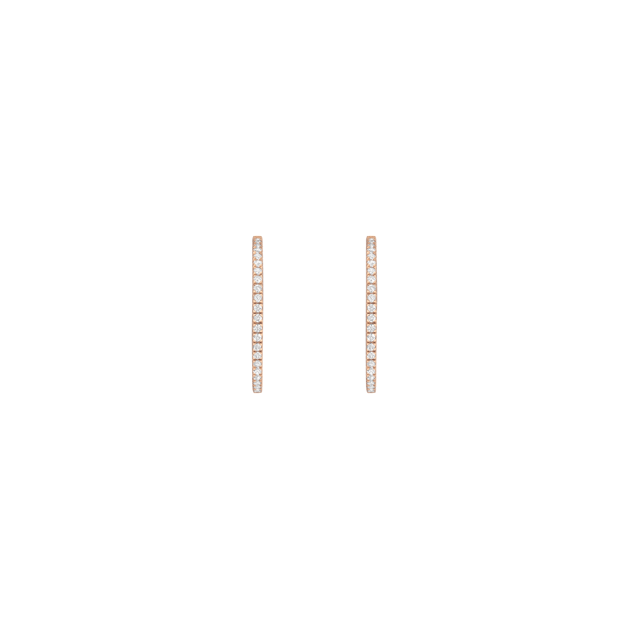 Lab Grown Diamond Hoop Earrings