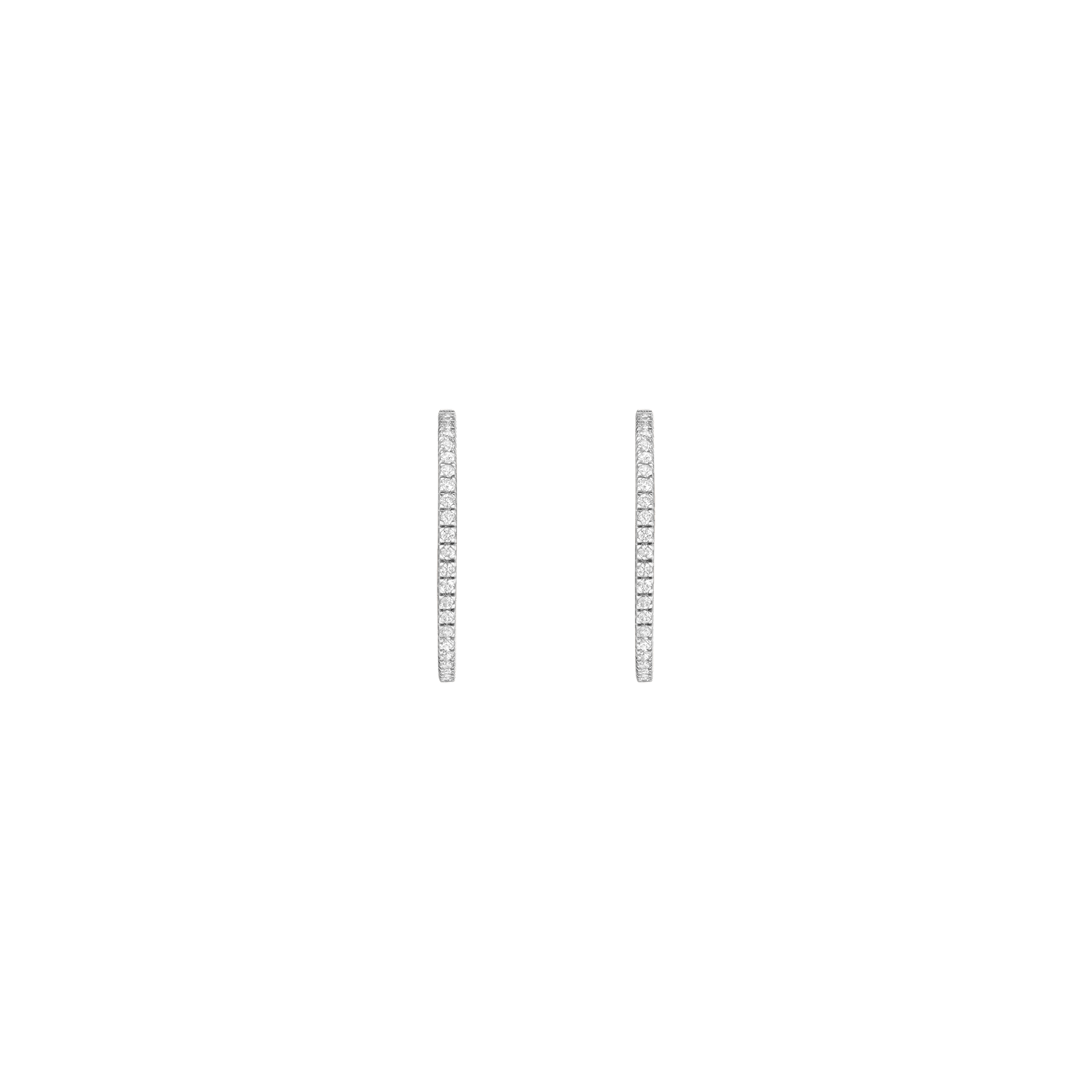 Lab Grown Diamond Hoop Earrings