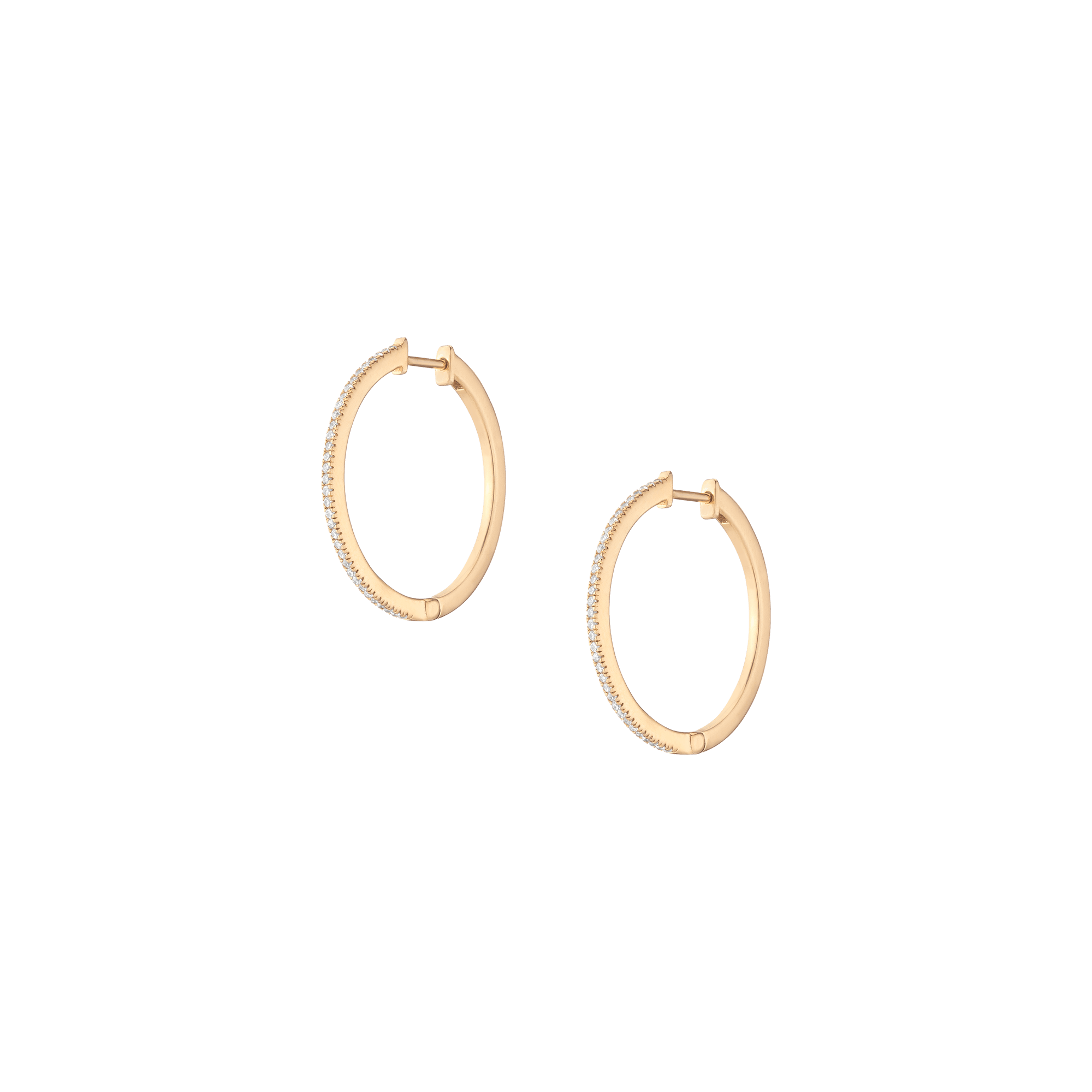 Lab Grown Diamond Hoop Earrings