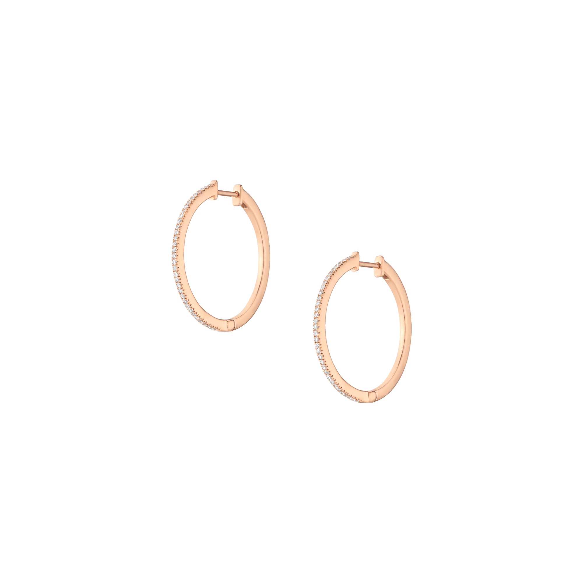 Lab Grown Diamond Hoop Earrings