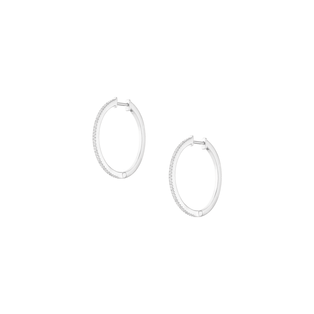 Lab Grown Diamond Hoop Earrings
