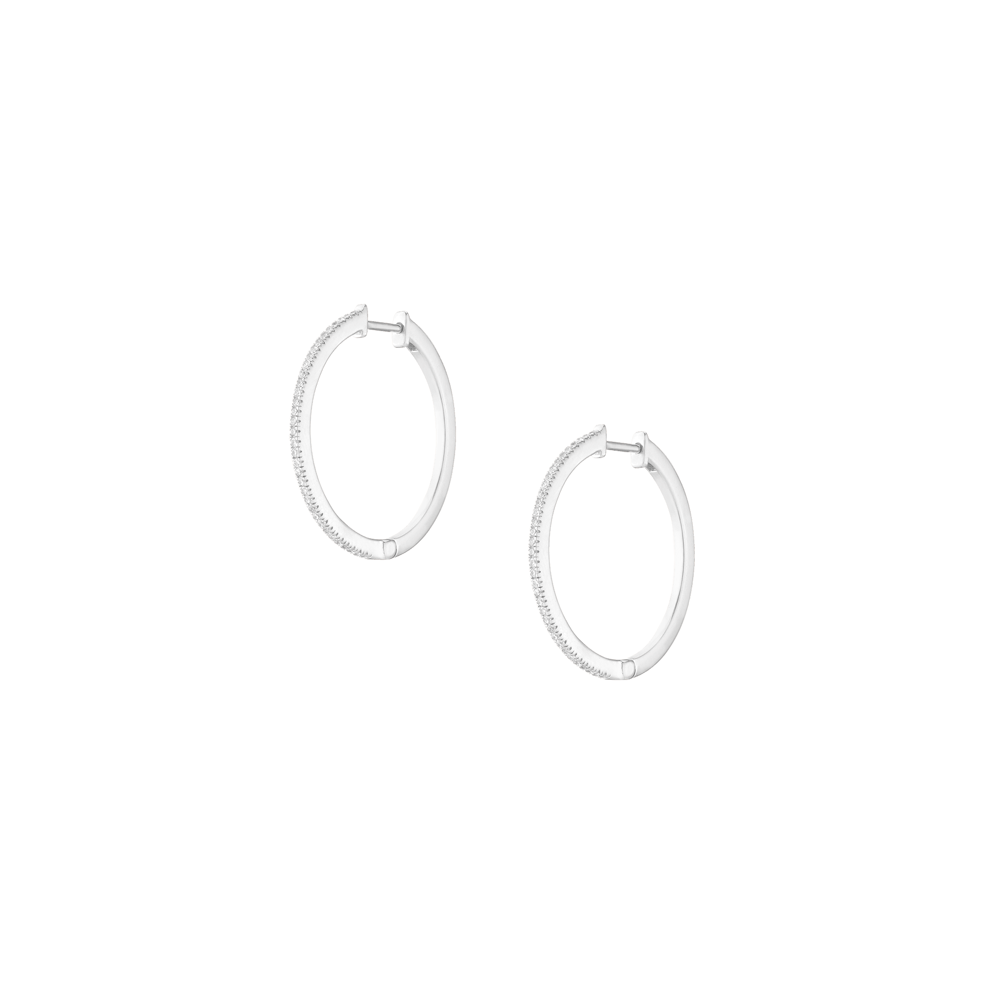 Lab Grown Diamond Hoop Earrings