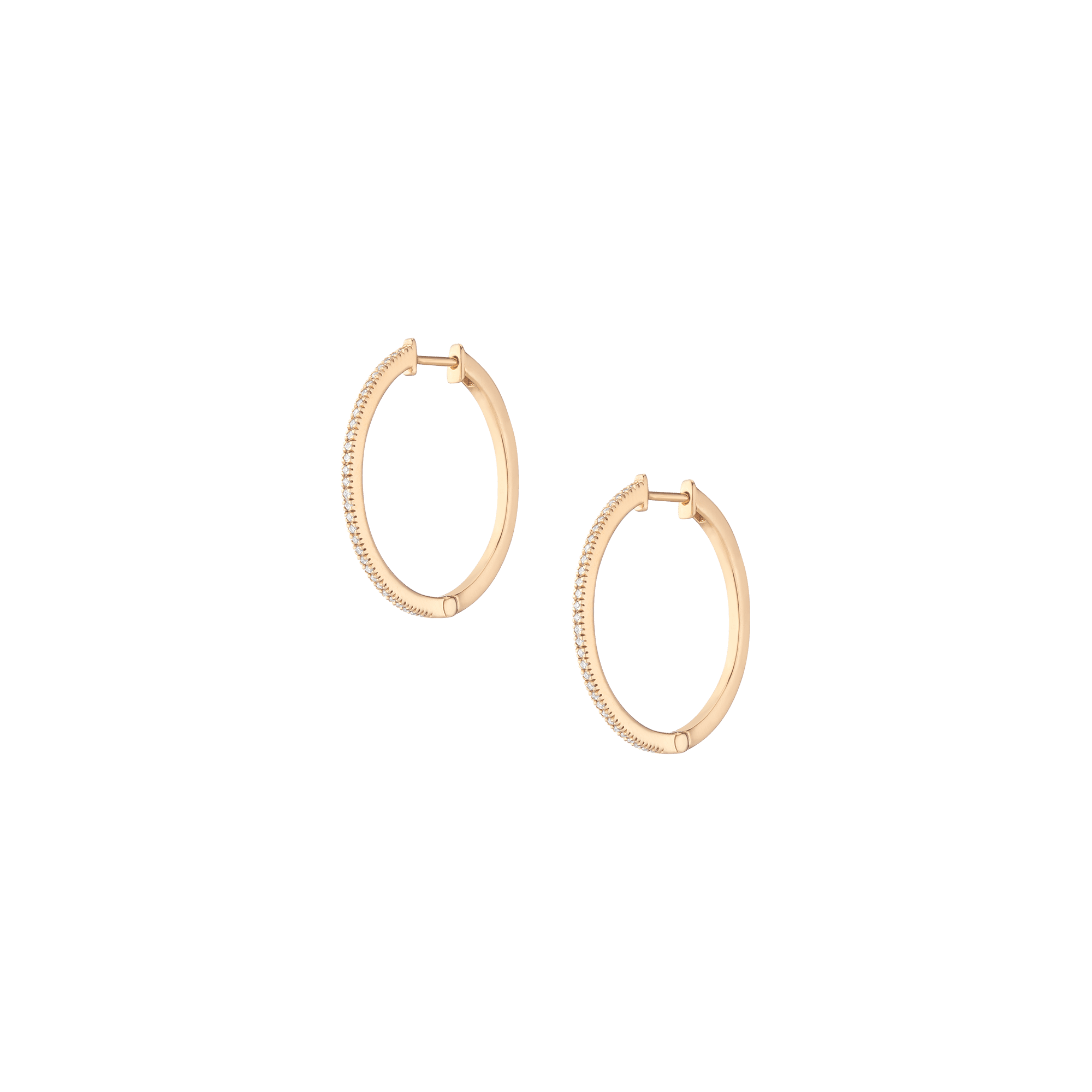 Lab Grown Diamond Hoop Earrings